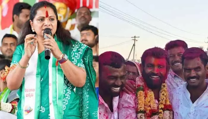 తొలి విడత పంచాయతీ ఎన్నికల్లో బోణీ కొట్టిన తెలంగాణ జాగృతి తొలి విడత పంచాయతీ ఎన్నికల్లో బోణీ కొట్టిన తెలంగాణ జాగృతి