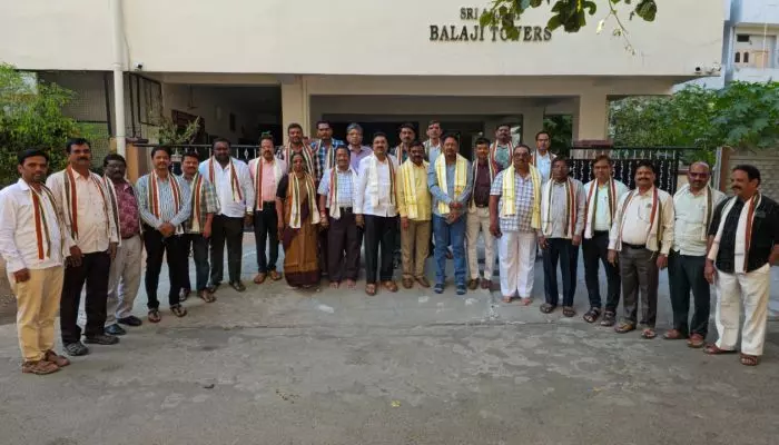 తెలంగాణ పద్మశాలీ ఉద్యోగుల సంఘం హైదరాబాద్ జిల్లా కమిటీ ఎన్నిక తెలంగాణ పద్మశాలీ ఉద్యోగుల సంఘం హైదరాబాద్ జిల్లా కమిటీ ఎన్నిక