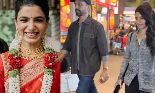 పెళ్లి త‌ర్వాత తొలిసారి భ‌ర్త‌తో స‌మంత..క్యూట్ వీడియో వైరల్