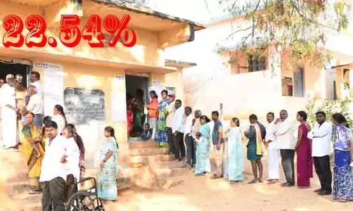 కొనసాగుతోన్న పంచాయతీ ఎన్నికల పోలింగ్.. ఉదయం 9 వరకు 22.54 శాతం పోలింగ్ నమోదు