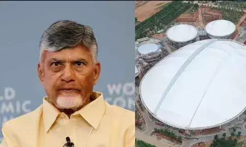 కన్హా శాంతి వనం సందర్శించిన సీఎం చంద్రబాబు