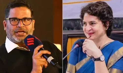 కాంగ్రెస్ మరో రాజకీయ వ్యూహం! ప్రియాంకతో ప్రశాంత్ కిషోర్ భేటీ