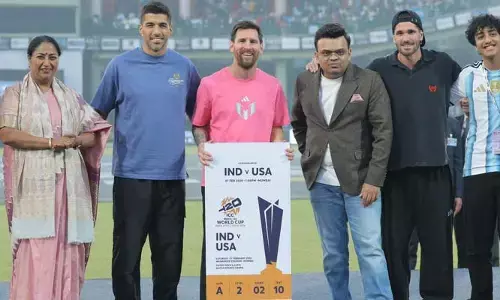 Messi: టీ 20 ప్రపంచకప్‌ టికెట్‌ విడుదల చేసిన మెస్సీ.. ప్రధానితో భేటీ రద్దు