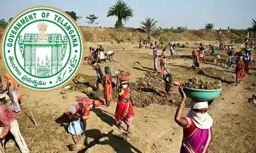 ఉపాధి హామీ ఉద్యోగులకు వేతన కష్టాలు..