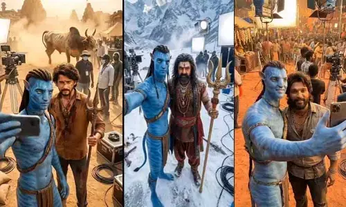 ‘అవతార్‌’ హీరో.. మన నటులతో సెల్ఫీ దిగితే.. ఫన్నీ AI వీడియో వైరల్‌