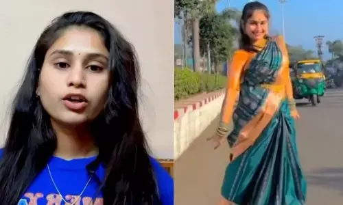 లొకేషన్ బాగుందని రీల్ చేశా తప్పేంటి? శ్రీశైలం ఆలయం వద్ద రీల్స్ చేసిన యువతి