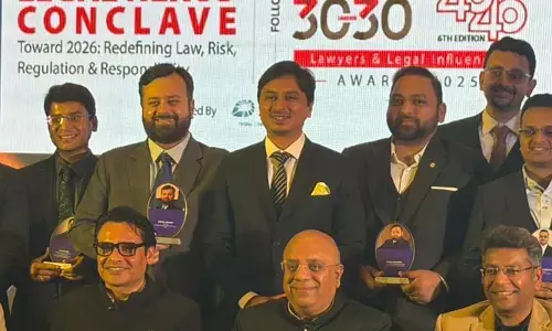 ప్రముఖ న్యాయవాది శ్రవంత్ శంకర్‌కు బిజినెస్ వరల్డ్ లీగల్ 40 అవార్డు