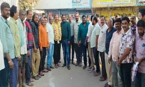మార్కెట్ కమిటీ అధ్యక్షుడు గా తమ్మిశెట్టి విజయ్ హ్యాట్రిక్ విక్టరీ