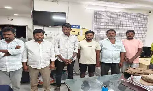 పేకాట స్థావ‌రం పై దాడి.. ఏడుగురిని అదుపులోకి..!