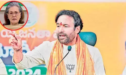 సోనియా గాంధీకి కేంద్ర మంత్రి కిషన్ రెడ్డి బహిరంగ లేఖ