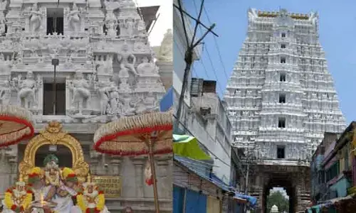 గోవిందరాజ స్వామి ఆలయ గోపురం పనుల్లో గోల్ మాల్..