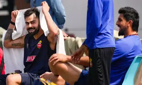 కోహ్లీ, పంత్ ప్రాక్టీస్ షురూ.. బెంగళూరులో చెమటోడుస్తున్న స్టార్లు