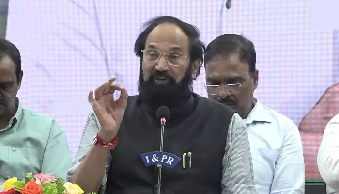 పదేళ్లలో ఇరిగేషన్ పై ఖర్చు పెట్టింది రూ.1.83 కోట్లు మాత్రమే.. మంత్రి ఉత్తమ్ కీలక వ్యాఖ్యలు పదేళ్లలో ఇరిగేషన్ పై ఖర్చు పెట్టింది రూ.1.83 కోట్లు మాత్రమే.. మంత్రి ఉత్తమ్ కీలక వ్యాఖ్యలు