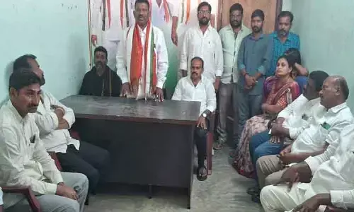 కాంగ్రెస్  గెలుపు కోసం ప్రతి ఒక్కరు కృషి చేయాలి : జిల్లా కాంగ్రెస్ అధ్యక్షుడు గుడిపాటి నరసయ్య
