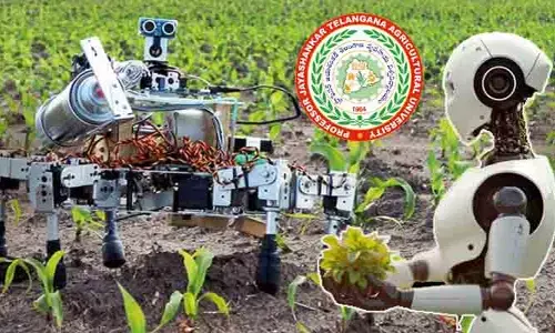 ప్రొఫెసర్ జయశంకర్ అగ్రి వర్సిటీ సరికొత్త ప్రయత్నం.. ఇక రోబోల వ్యవసాయం
