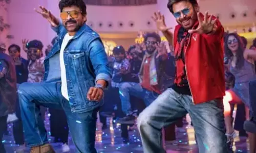 చిరు, వెంకీ మామ డ్యాన్స్ స్టెప్స్ అదుర్స్