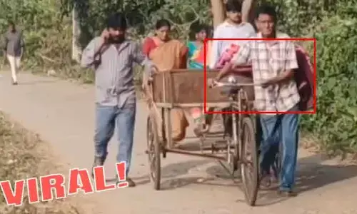 VIRAL: భగవంతుడా.. హతవిధీ..! ఆఖరి మజిలీ చెత్త రిక్షాలో..
