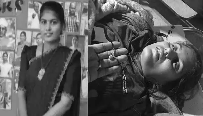 ప్రేమ వ్య‌వ‌హారంలో యువ‌తి మృతి