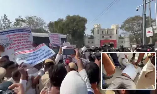 TG Assembly: అసెంబ్లీ వద్ద ఉద్రిక్త వాతావరణం.. ముట్టడికి యత్నించిన మాజీ సర్పంచులు