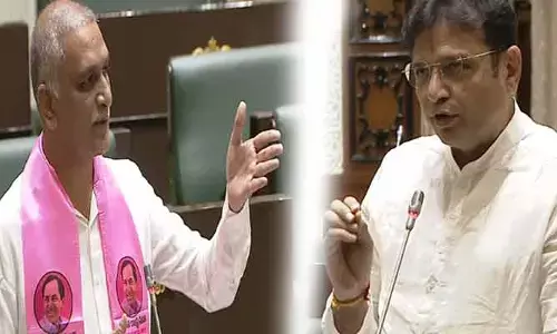 సభలో హరీశ్ రావు వర్సెస్ శ్రీధర్ బాబు.. ఉద్యోగుల సమస్యలపై ఫైర్
