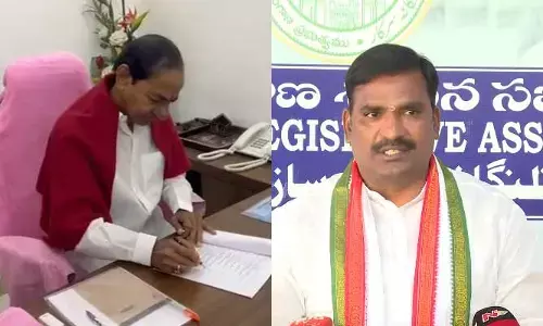 కేసీఆర్ నేల జీతం కోసం అసెంబ్లీకి వచ్చి వెళ్లారు: ప్రభుత్వ విప్ బీర్ల ఐలయ్య