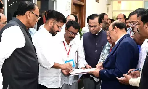 శాసనమండలి భవన పునరుద్ధరణ పనులు పరిశీలించిన సీఎం రేవంత్