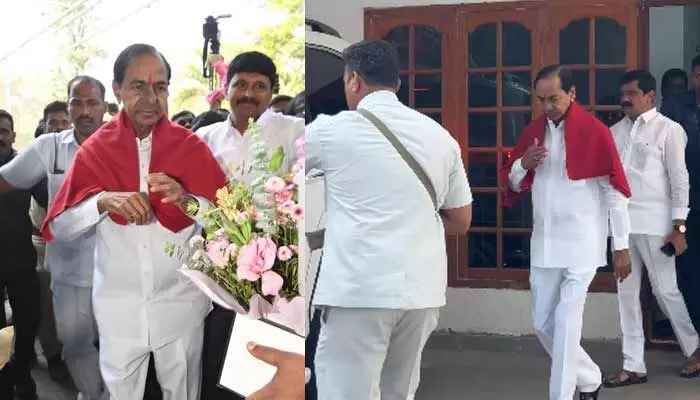 అసెంబ్లీకి చేరుకున్న మాజీ సీఎం కేసీఆర్ అసెంబ్లీకి చేరుకున్న మాజీ సీఎం కేసీఆర్