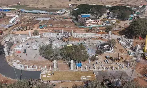 శరవేగంగా మేడారం పనులు