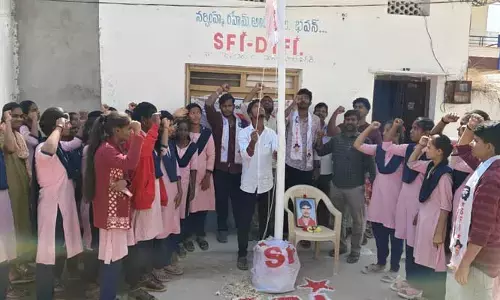 రాజీలేని పోరాటం ఎస్ఎఫ్ఐ లక్ష్యం : రాష్ట్ర ఉపాధ్యక్షుడు ప్రశాంత్