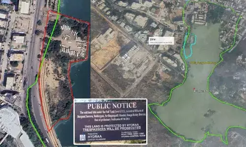 Hydra: దుర్గం చెరువు ఆక్ర‌మ‌ణ‌లకు హైడ్రా చెక్‌.. 5 ఎక‌రాల మేర క‌బ్జా.. శాటిలైట్ చిత్రాలు విడుదల