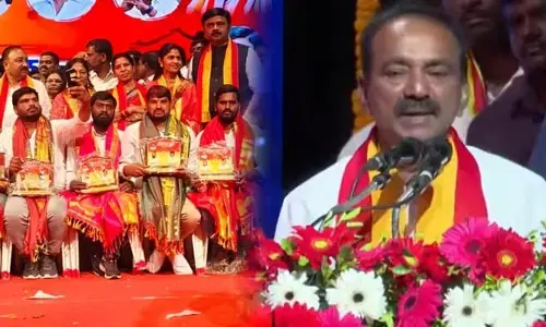 రాబోయే ఎంపీటీసీ, జడ్పీటీసీ ఎన్నికల్లోనూ ముదిరాజ్‍ల జెండా ఎగరాలి: ఈటల