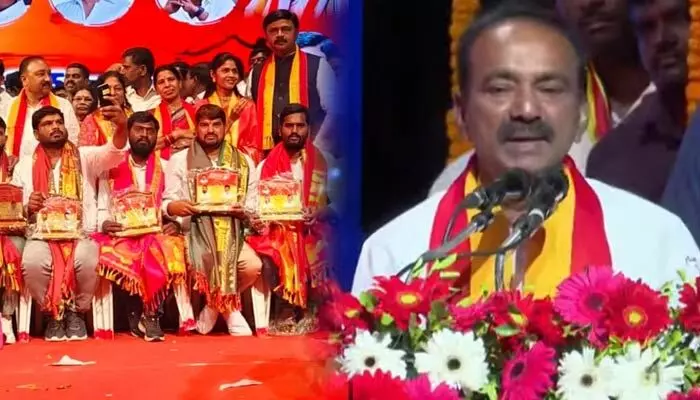 రాబోయే ఎంపీటీసీ, జడ్పీటీసీ ఎన్నికల్లోనూ ముదిరాజ్ల జెండా ఎగరాలి: ఈటల రాబోయే ఎంపీటీసీ, జడ్పీటీసీ ఎన్నికల్లోనూ ముదిరాజ్ల జెండా ఎగరాలి: ఈటల