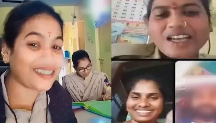 Viral: డ్యూటీ వేళ ఇన్స్టా లైవ్.. మహిళా కానిస్టేబుల్పై వివాదం Viral: డ్యూటీ వేళ ఇన్స్టా లైవ్.. మహిళా కానిస్టేబుల్పై వివాదం