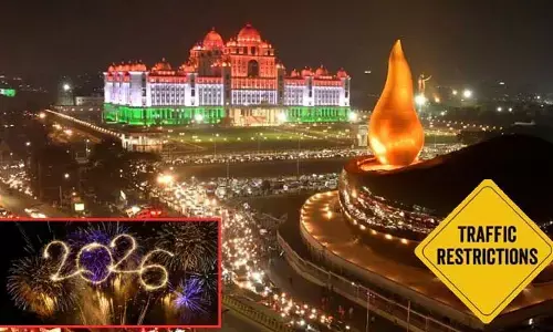 హైదరాబాద్‌లో న్యూ ఇయర్ ట్రాఫిక్ ఆంక్షలు.. అర్ధరాత్రి వరకు ఫ్లైఓవర్లు, ప్రధాన రహదారులు మూసివేత
