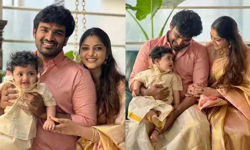 న్యూ ఇయర్ వేళ కొడుకుతో ఉన్న ఫొటోలు షేర్ చేసిన టాలీవుడ్ కపుల్.. సూపర్ ఫ్యామిలీ అంటూ నెటిజన్ల కామెంట్స్