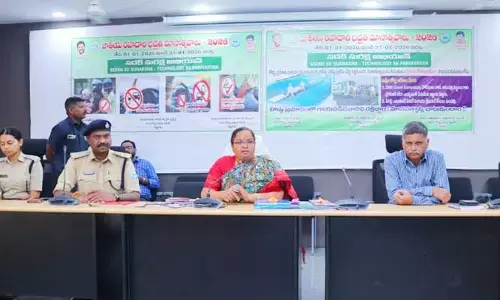 రోడ్డు భద్రత నియమాలు పాటించాలి : క‌లెక్ట‌ర్ కే. హైమావ‌తి