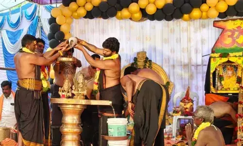 అయ్య‌ప్ప శ‌ర‌ణు ఘోష‌ల మ‌ధ్య‌.. ఘనంగా 43వ మ‌హాపూజ