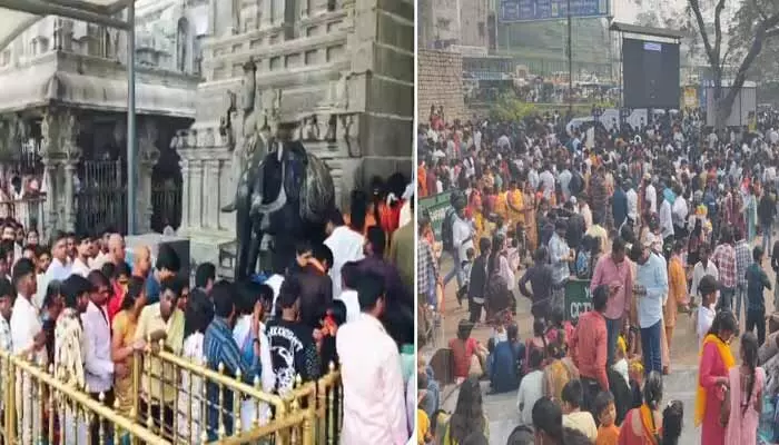 New Year: కొత్త ఏడాదిలో మొదటి రోజు కిటకిటలాడిన ఆలయాలు, పర్యాటక ప్రదేశాలు New Year: కొత్త ఏడాదిలో మొదటి రోజు కిటకిటలాడిన ఆలయాలు, పర్యాటక ప్రదేశాలు