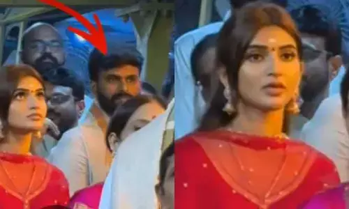 ఆ కుర్రాడి బుట్ట‌లో ప‌డిన శ్రీలీల..క్రేజీ వీడియో ఇదిగో !
