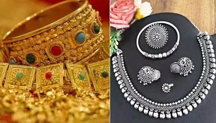 Today Gold, Silver Rates: మహిళలకు షాకింగ్ న్యూస్.. నేడు భారీగా పెరిగిన బంగారం, వెండి ధరలు.. Today Gold, Silver Rates: మహిళలకు షాకింగ్ న్యూస్.. నేడు భారీగా పెరిగిన బంగారం, వెండి ధరలు..