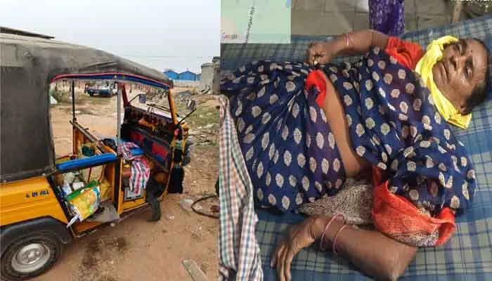 మేళ్లచెరువులో ఆటో బోల్తా.. మహిళ మృతి మేళ్లచెరువులో ఆటో బోల్తా.. మహిళ మృతి