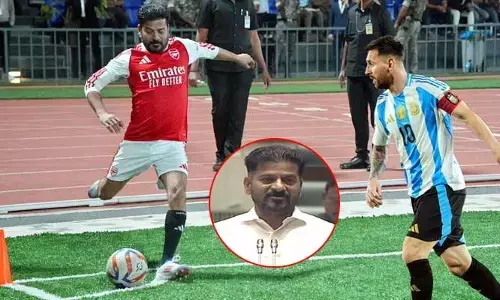 మెస్సీతో ఫుట్‌బాల్ మ్యాచ్ ఆడితే ట్రోల్స్ చేశారు: CM రేవంత్