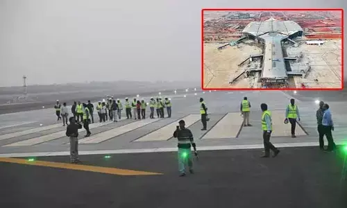నేడు భోగాపురం ఎయిర్‌పోర్టులో ట్రయల్ రన్..