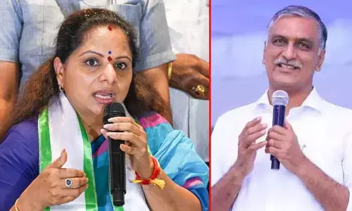 బీఆర్ఎస్‌లో హరీష్ రావుకు సపరేట్ గ్రూప్: Kalvakuntla Kavitha