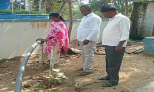 గజగట్లపల్లి గ్రామంలో తీరిన నీటి సమస్య