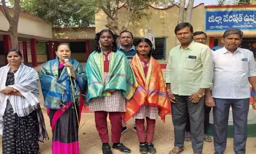 రాష్ట్రస్థాయి వైజ్ఞానిక ప్రదర్శనకు ఎంపికైన‌ పుల్లెంల పాఠశాల విద్యార్థులు