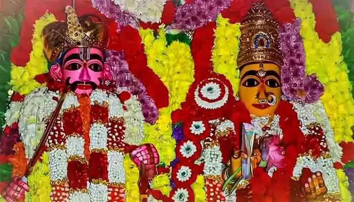 వైభవోపేతంగా తిరుపతమ్మ అమ్మవారి రంగుల మహోత్సవం వైభవోపేతంగా తిరుపతమ్మ అమ్మవారి రంగుల మహోత్సవం