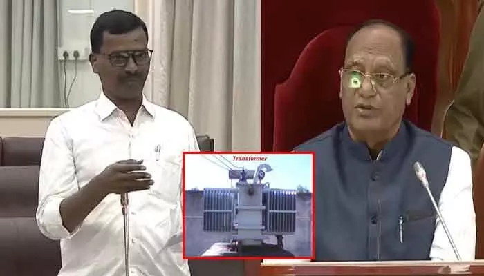 ట్రాన్స్ ఫార్మర్లు కాలిపోతే రైతులే మరమ్మత్తులకు తీసుకెళ్తున్నారు: ఎమ్మెల్సీ నెల్లికంటి సత్యం ట్రాన్స్ ఫార్మర్లు కాలిపోతే రైతులే మరమ్మత్తులకు తీసుకెళ్తున్నారు: ఎమ్మెల్సీ నెల్లికంటి సత్యం