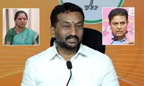 కవిత వ్యాఖ్యలపై యువరాజు స్పందిస్తారా?: రఘునందర్ రావు