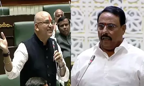 అసెంబ్లీ లాబీలో రాజకీయ సరదా.. ‘హోం మంత్రి నేనే’ అన్న రాకేశ్ రెడ్డికి దానం కౌంటర్